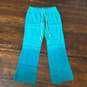 Roxy Aqua Drawstring Pants